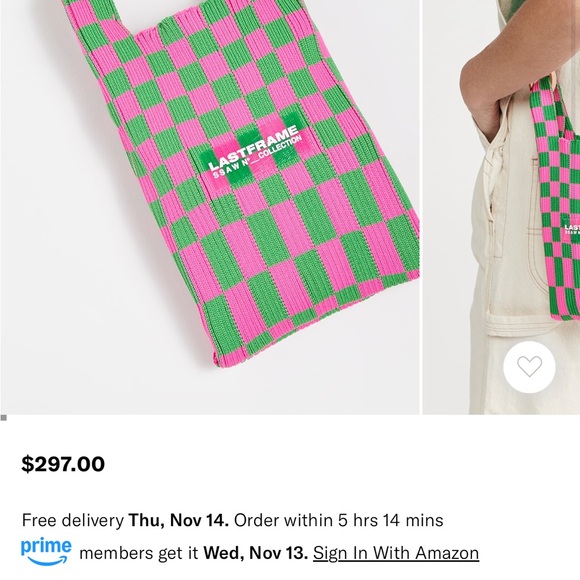 Lastframe Ichimatsu Mini Market Bag - Picture 5 of 5